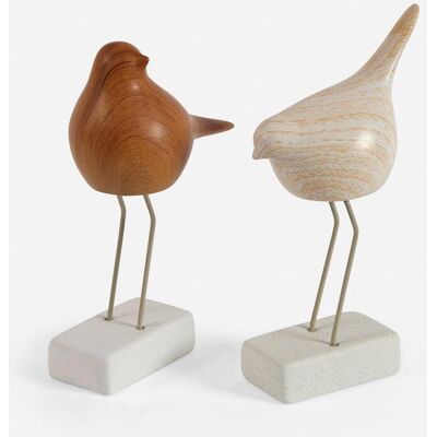 bonprix Deko-Figur Vögel (2er Pack) - beige bonprix Deko-Figur Vögel (2er Pack) - beige
