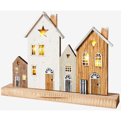 bonprix Boltze LED-Deko-Objekt Häuser - beige bonprix Boltze LED-Deko-Objekt Häuser - beige