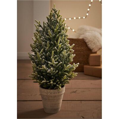 bonprix Kunst-Weihnachtsbaum im Topf - grün bonprix Kunst-Weihnachtsbaum im Topf - grün