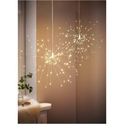 bonprix LED-Hängedeko Stern (2er Pack) - farblos bonprix LED-Hängedeko Stern (2er Pack) - farblos