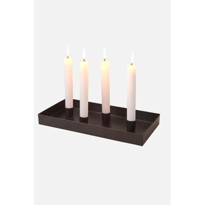 bonprix Boltze Magnetischer Kerzenhalter für 4 Kerzen - schwarz bonprix Boltze Magnetischer Kerzenhalter für 4 Kerzen - schwarz