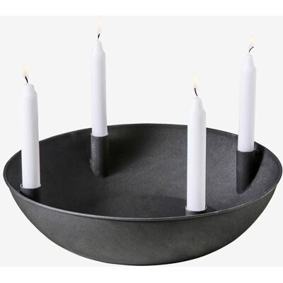 bonprix Kerzenständer mit 4 Kerzenhalter - schwarz bonprix Kerzenständer mit 4 Kerzenhalter - schwarz