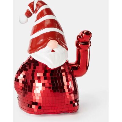 bonprix Deko-Figur Weihnachtsmann mit beweglichem Winkearm - rot bonprix Deko-Figur Weihnachtsmann mit beweglichem Winkearm - rot