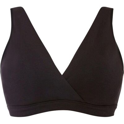 bonprix Still-BH ohne Bügel mit Bio-Baumwolle - schwarz - Damen - Size: 48/50 (XL) bonprix Still-BH ohne Bügel mit Bio-Baumwolle - schwarz - Damen - Size: 48/50 (XL)