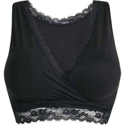 bonprix Still-Bustier mit Bio-Baumwolle - schwarz - Damen - Size: 36/38 (S) bonprix Still-Bustier mit Bio-Baumwolle - schwarz - Damen - Size: 36/38 (S)