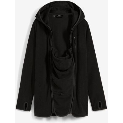 bonprix Kuschelige 3-in-1 Umstands-Fleecejacke und Tragejacke - schwarz - Damen - Size: 48/50 (XL) bonprix Kuschelige 3-in-1 Umstands-Fleecejacke und Tragejacke - schwarz - Damen - Size: 48/50 (XL)