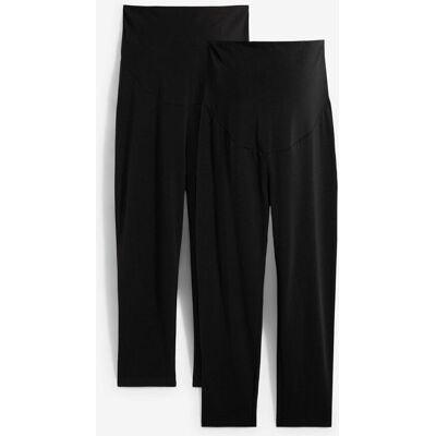 bonprix Umstands-Leggings in Capri-Länge (2er Pack) - schwarz - Damen - Size: 36/38 (S) bonprix Umstands-Leggings in Capri-Länge (2er Pack) - schwarz - Damen - Size: 36/38 (S)