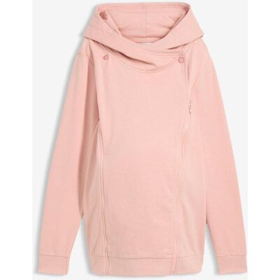 bonprix 3-in-1 Umstands-Sweatjacke für die Schwangerschaft und danach mit Tragefunktion - rosa - Damen - Size: 52/54 (XXL) bonprix 3-in-1 Umstands-Sweatjacke für die Schwangerschaft und danach mit Tragefunktion - rosa - Damen - Size: 52/54 (XXL)