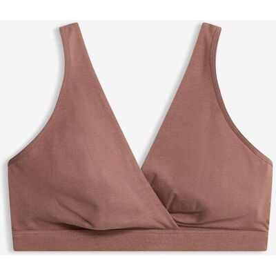 bonprix Still-BH ohne Bügel mit Bio-Baumwolle - braun - Damen - Size: 48/50 (XL) bonprix Still-BH ohne Bügel mit Bio-Baumwolle - braun - Damen - Size: 48/50 (XL)