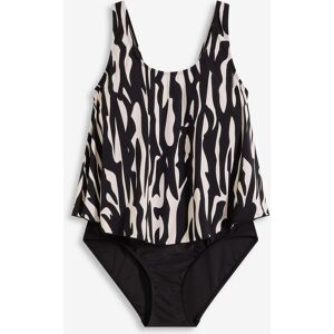 bonprix Badeanzug in Tankini-Optik - weiß - Damen - Size: 46 bonprix Badeanzug in Tankini-Optik - weiß - Damen - Size: 46
