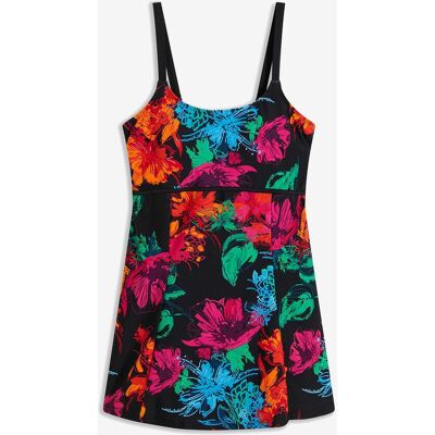 bonprix Badekleid mit Rundhalsausschnitt - schwarz - Damen - Size: 54 bonprix Badekleid mit Rundhalsausschnitt - schwarz - Damen - Size: 54
