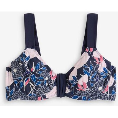 bonprix Minimizer-Bikinioberteil mit gepolsterten Trägern - blau - Damen - Size: 95 bonprix Minimizer-Bikinioberteil mit gepolsterten Trägern - blau - Damen - Size: 95