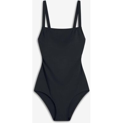 bonprix Badeanzug mit eckigem Ausschnitt - schwarz - Damen - Size: 38 bonprix Badeanzug mit eckigem Ausschnitt - schwarz - Damen - Size: 38