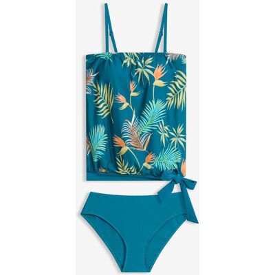 bonprix Bandeau-Tankini (2-tlg.Set) mit Multiway-Träger - petrol - Damen - Size: 46 bonprix Bandeau-Tankini (2-tlg.Set) mit Multiway-Träger - petrol - Damen - Size: 46