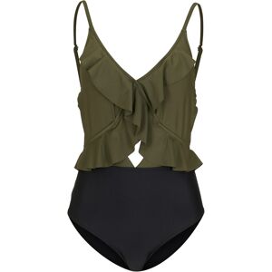 bonprix Badeanzug aus recyceltem Polyamid - grün - Damen - Size: 48