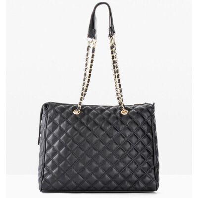 bonprix Handtasche mit dekorativer Steppung - schwarz - Damen - Size: 0 bonprix Handtasche mit dekorativer Steppung - schwarz - Damen - Size: 0