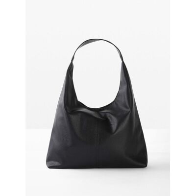 bonprix Shopper mit genarbter Lederoptik - schwarz - Damen - Size: 0 bonprix Shopper mit genarbter Lederoptik - schwarz - Damen - Size: 0