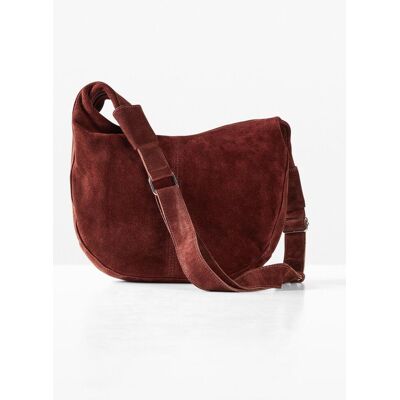 bonprix Umhängetasche aus Veloursleder - braun - Damen - Size: 0 bonprix Umhängetasche aus Veloursleder - braun - Damen - Size: 0