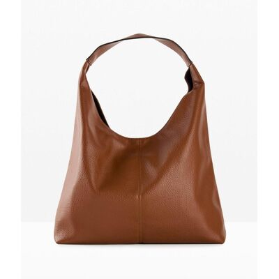bonprix Shopper mit genarbter Lederoptik - braun - Damen - Size: 0 bonprix Shopper mit genarbter Lederoptik - braun - Damen - Size: 0