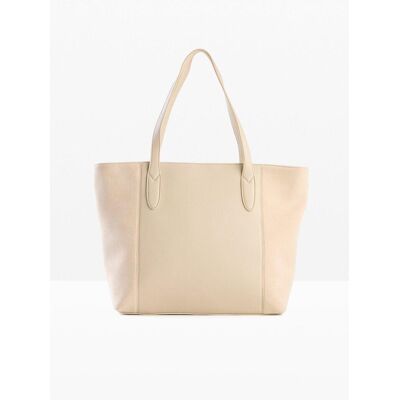 bonprix Großer Shopper im Materialmix - beige - Damen - Size: 0 bonprix Großer Shopper im Materialmix - beige - Damen - Size: 0