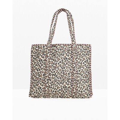 bonprix Wendeshopper aus Baumwolle mit Leo Print - beige - Damen - Size: 0 bonprix Wendeshopper aus Baumwolle mit Leo Print - beige - Damen - Size: 0