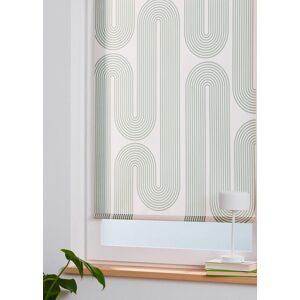 bonprix Sichtschutzrollo mit grafischem Druck - grün - Size: 8 (H/B: 150/120 cm) bonprix Sichtschutzrollo mit grafischem Druck - grün - Size: 8 (H/B: 150/120 cm)