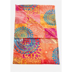 bonprix Tagesdecke mit Patchwork Druck - orange - Size: 1 (210/140 cm) bonprix Tagesdecke mit Patchwork Druck - orange - Size: 1 (210/140 cm)