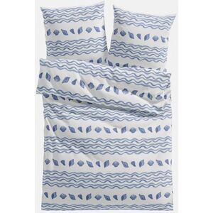 bonprix Linon-Bettwäsche - blau - Size: 1 (1x 80/80 cm, 1x 135/200 cm) bonprix Linon-Bettwäsche - blau - Size: 1 (1x 80/80 cm, 1x 135/200 cm)