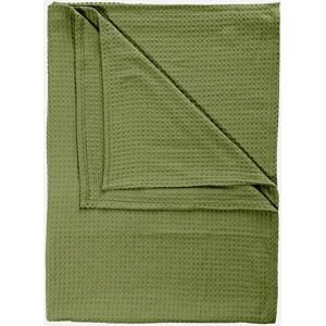 bonprix Waffelpique Überwurf - grün - Size: 6 (2-Sitzer-Sofa 330/250 cm) bonprix Waffelpique Überwurf - grün - Size: 6 (2-Sitzer-Sofa 330/250 cm)