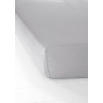 bonprix Jersey Spannbettlaken - grau - Size: 4 (100/200 cm) bonprix Jersey Spannbettlaken - grau - Size: 4 (100/200 cm)
