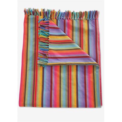 bonprix Überwurf mit Streifen - blau - Size: 3 (Doppelbett 200 cm ohne Fußteil 280/240 cm) bonprix Überwurf mit Streifen - blau - Size: 3 (Doppelbett 200 cm ohne Fußteil 280/240 cm)