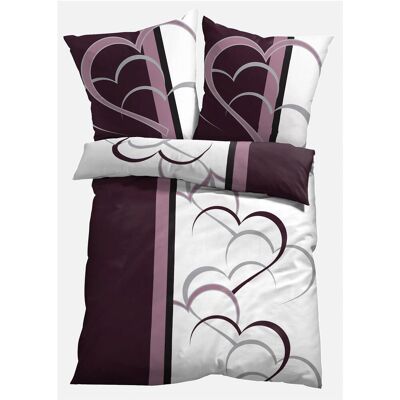 bonprix Linon-Bettwäsche - lila - Size: 1 (1x 80/80 cm, 1x 135/200 cm) bonprix Linon-Bettwäsche - lila - Size: 1 (1x 80/80 cm, 1x 135/200 cm)
