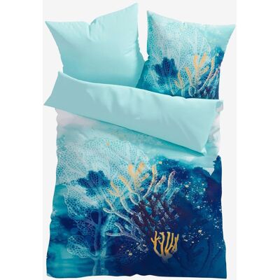 bonprix Wendbare Microfaser-Bettwäsche - blau - Size: 1 (1x 80/80 cm, 1x 135/200 cm) bonprix Wendbare Microfaser-Bettwäsche - blau - Size: 1 (1x 80/80 cm, 1x 135/200 cm)