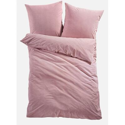 bonprix Linon-Bettwäsche in Leinenoptik - rosa - Size: 2 (1x 80/80 cm, 1x 155/220 cm) bonprix Linon-Bettwäsche in Leinenoptik - rosa - Size: 2 (1x 80/80 cm, 1x 155/220 cm)