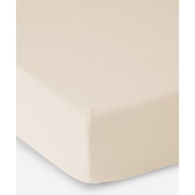 bonprix Spannbettlaken in Leinen-Optik - beige - Size: 4 (100/200 cm) bonprix Spannbettlaken in Leinen-Optik - beige - Size: 4 (100/200 cm)