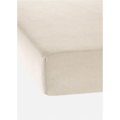 bonprix Biber Spannbettlaken - Beiges Bettlaken bonprix Biber Spannbettlaken - Beiges Bettlaken