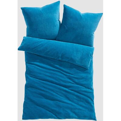 bonprix Cashmere Touch Bettwäsche - blau - Size: 1 (1x 80/80 cm, 1x 135/200 cm) bonprix Cashmere Touch Bettwäsche - blau - Size: 1 (1x 80/80 cm, 1x 135/200 cm)