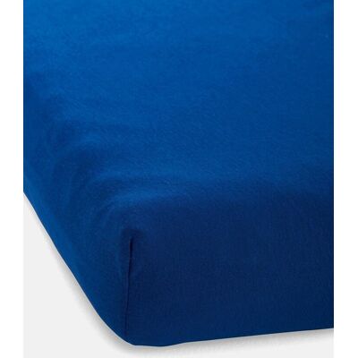 bonprix Jersey Spannbettlaken in Trendfarben - blau - Size: 4 (100/200 cm) bonprix Jersey Spannbettlaken in Trendfarben - blau - Size: 4 (100/200 cm)