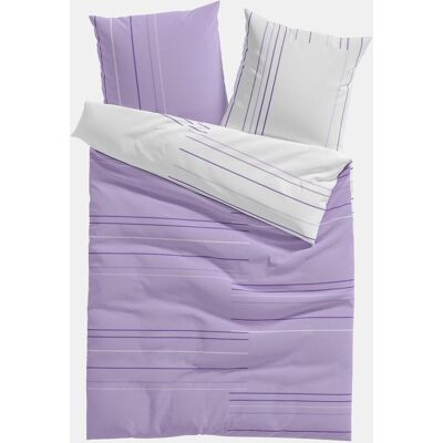 bonprix Wendbare Baumwollmix-Bettwäsche - lila - Size: 1 (1x 80/80 cm, 1x 135/200 cm) bonprix Wendbare Baumwollmix-Bettwäsche - lila - Size: 1 (1x 80/80 cm, 1x 135/200 cm)