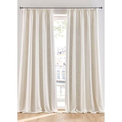 bonprix Blickdichter Vorhang mit grober Struktur (1er Pack) - gelb - Size: 4 (H/B: 245/130 cm) bonprix Blickdichter Vorhang mit grober Struktur (1er Pack) - gelb - Size: 4 (H/B: 245/130 cm)