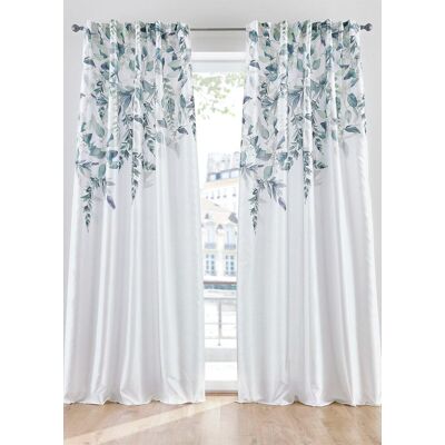 bonprix Vorhang in Seiden-Optik (1er Pack) - grün - Size: 4 (H/B: 245/135 cm) bonprix Vorhang in Seiden-Optik (1er Pack) - grün - Size: 4 (H/B: 245/135 cm)