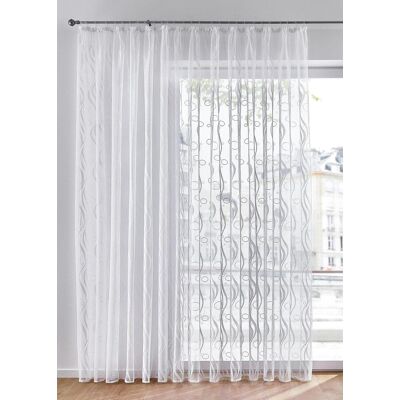 bonprix Jacquard Gardine (1er-Pack) - weiß - Size: 2 (H/B: 120/300 cm) bonprix Jacquard Gardine (1er-Pack) - weiß - Size: 2 (H/B: 120/300 cm)