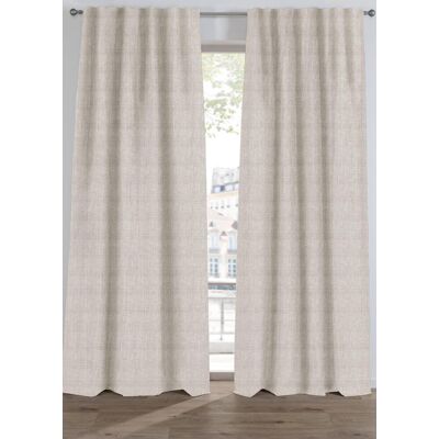 bonprix Abdunkelnder Vorhang mit edler Struktur (1er Pack) - beige - Size: 2 (H/B: 175/135 cm) bonprix Abdunkelnder Vorhang mit edler Struktur (1er Pack) - beige - Size: 2 (H/B: 175/135 cm)