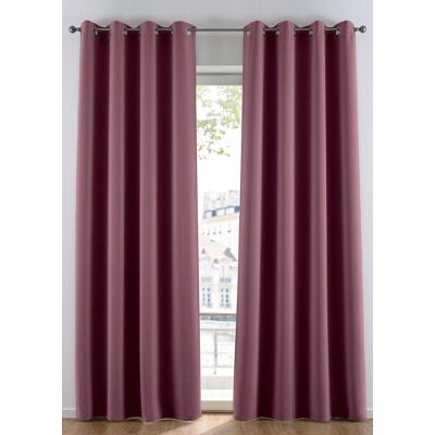 bonprix Abdunkelnder Vorhang, in vielen Größen (1er Pack) - lila - Size: 8 (H/B: 245/270 cm) bonprix Abdunkelnder Vorhang, in vielen Größen (1er Pack) - lila - Size: 8 (H/B: 245/270 cm)