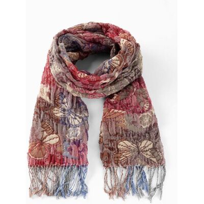bonprix Schal mit Schmetterlingen - braun - Damen - Size: 0 bonprix Schal mit Schmetterlingen - braun - Damen - Size: 0