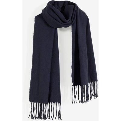 bonprix weicher Schal mit Fransen - blau - Damen - Size: 0 bonprix weicher Schal mit Fransen - blau - Damen - Size: 0