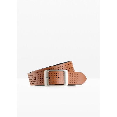 bonprix Ledergürtel mit Lochmuster - braun - false - Size: 150 bonprix Ledergürtel mit Lochmuster - braun - false - Size: 150