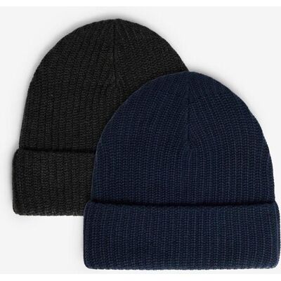 bonprix Strickmütze (2er Pack) - blau - false - Size: 0 bonprix Strickmütze (2er Pack) - blau - false - Size: 0