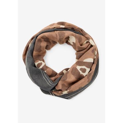 bonprix Loopschal im Leolook - schwarz - Damen - Size: 0 bonprix Loopschal im Leolook - schwarz - Damen - Size: 0