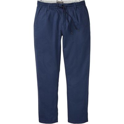 bonprix Relaxed Fit Schlupf-Hose aus luftigem Leinen-Mix, Straight - blau - Herren - Size: 62 bonprix Relaxed Fit Schlupf-Hose aus luftigem Leinen-Mix, Straight - blau - Herren - Size: 62